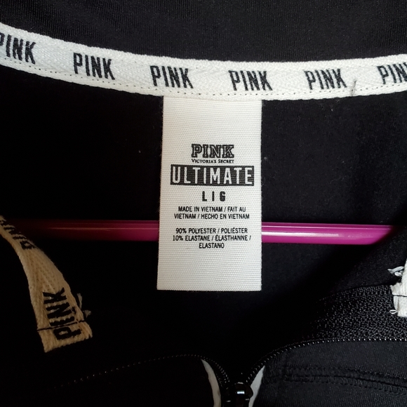 PINK 1/4 zip ultimate pullover jacket - Picture 2 of 8